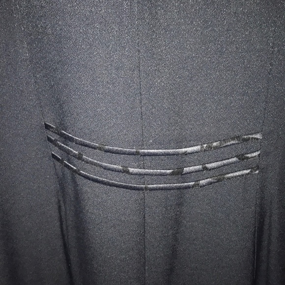 Fattaneh Bahari Black Dress/  Jacket 12 A11 - Picture 7 of 8